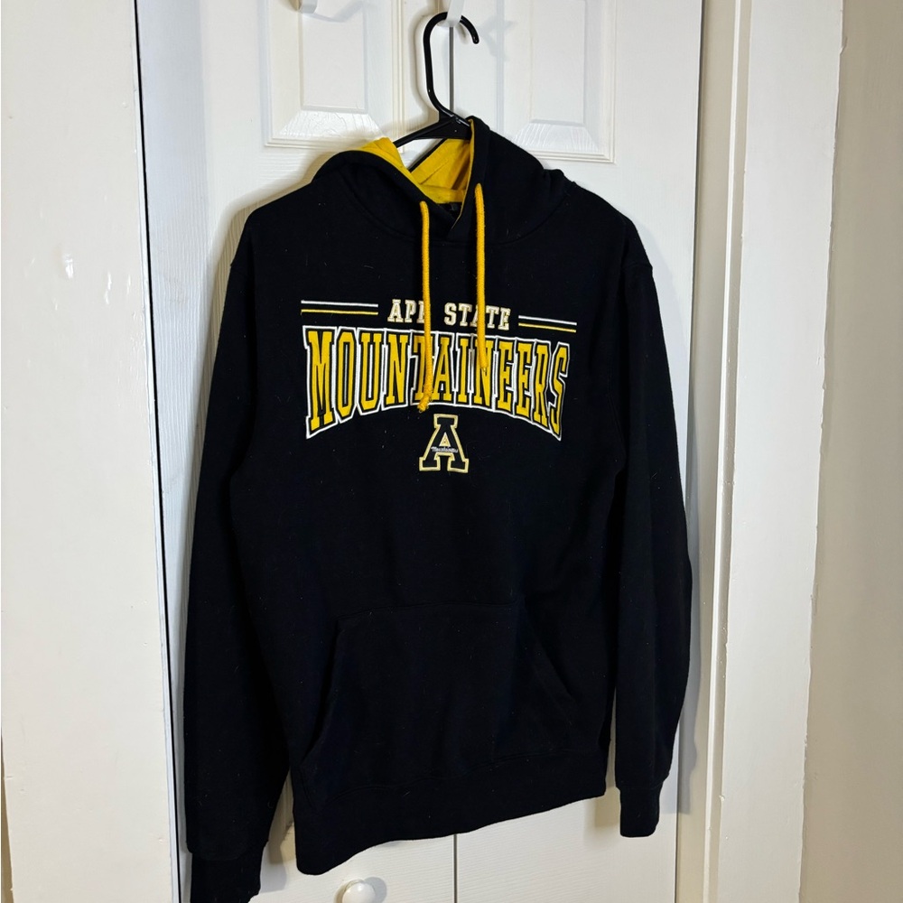 Colosseum Black and Yellow Mountaineers Hoodie